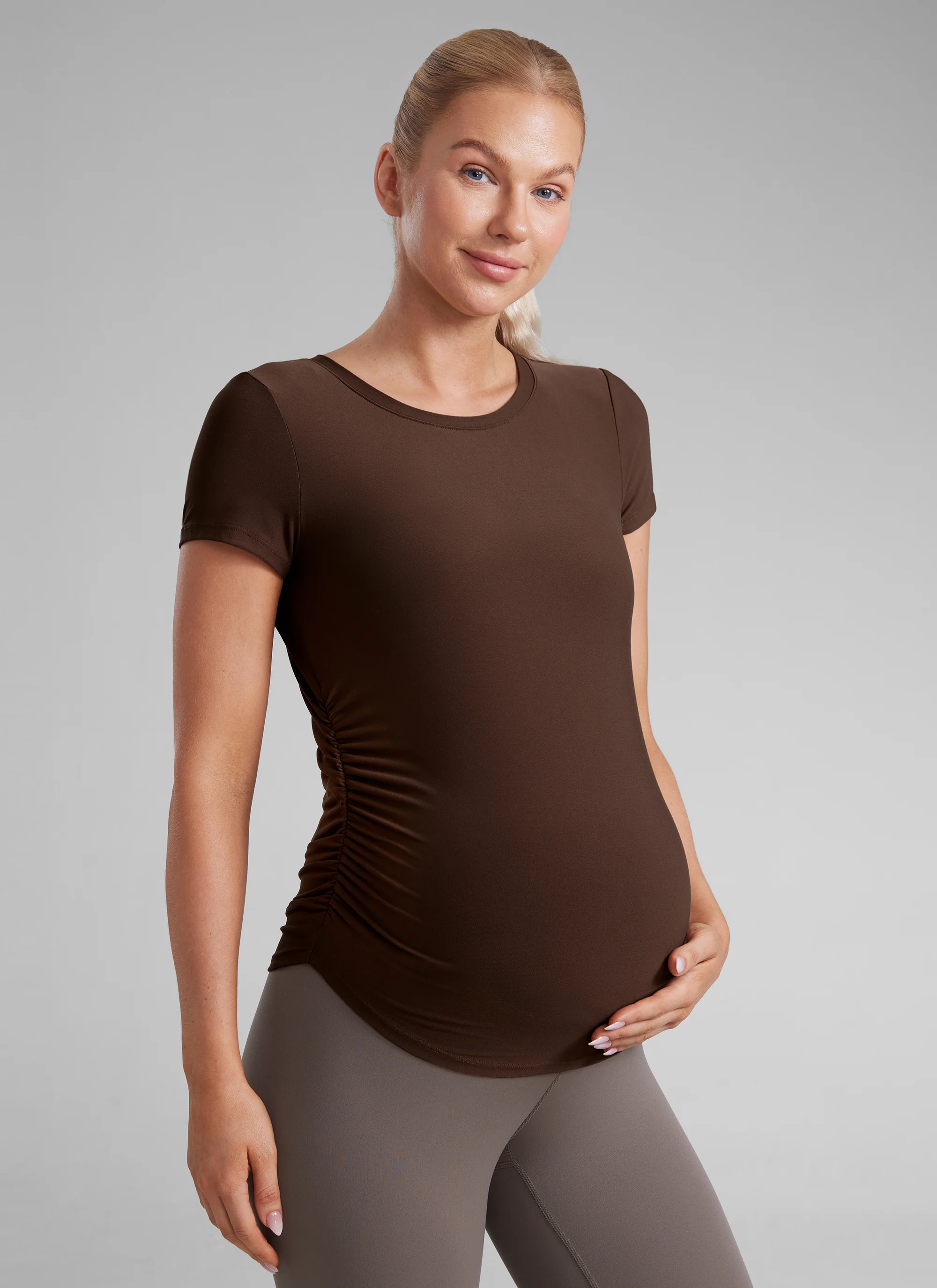 Cloudweight Maternity Ruched Short Sleeve - Image 14