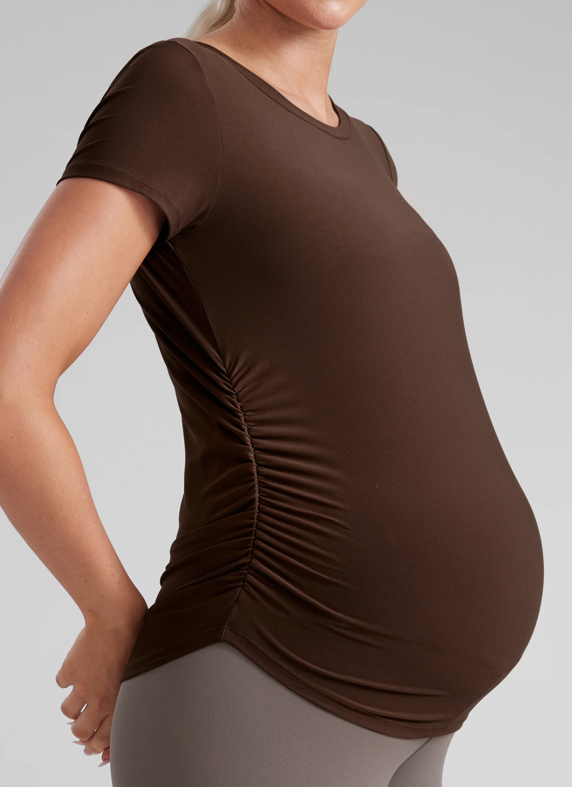 Cloudweight Maternity Ruched Short Sleeve - Image 17