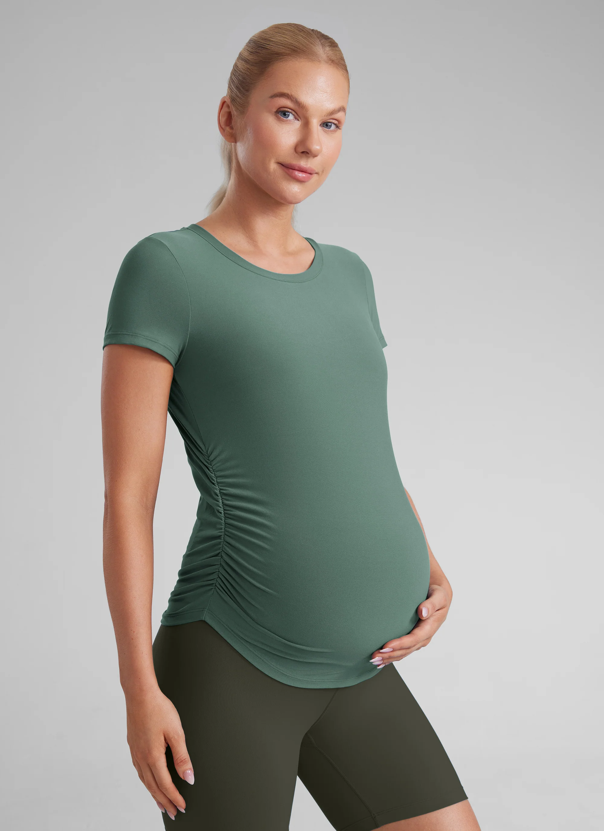 Cloudweight Maternity Ruched Short Sleeve - Image 19