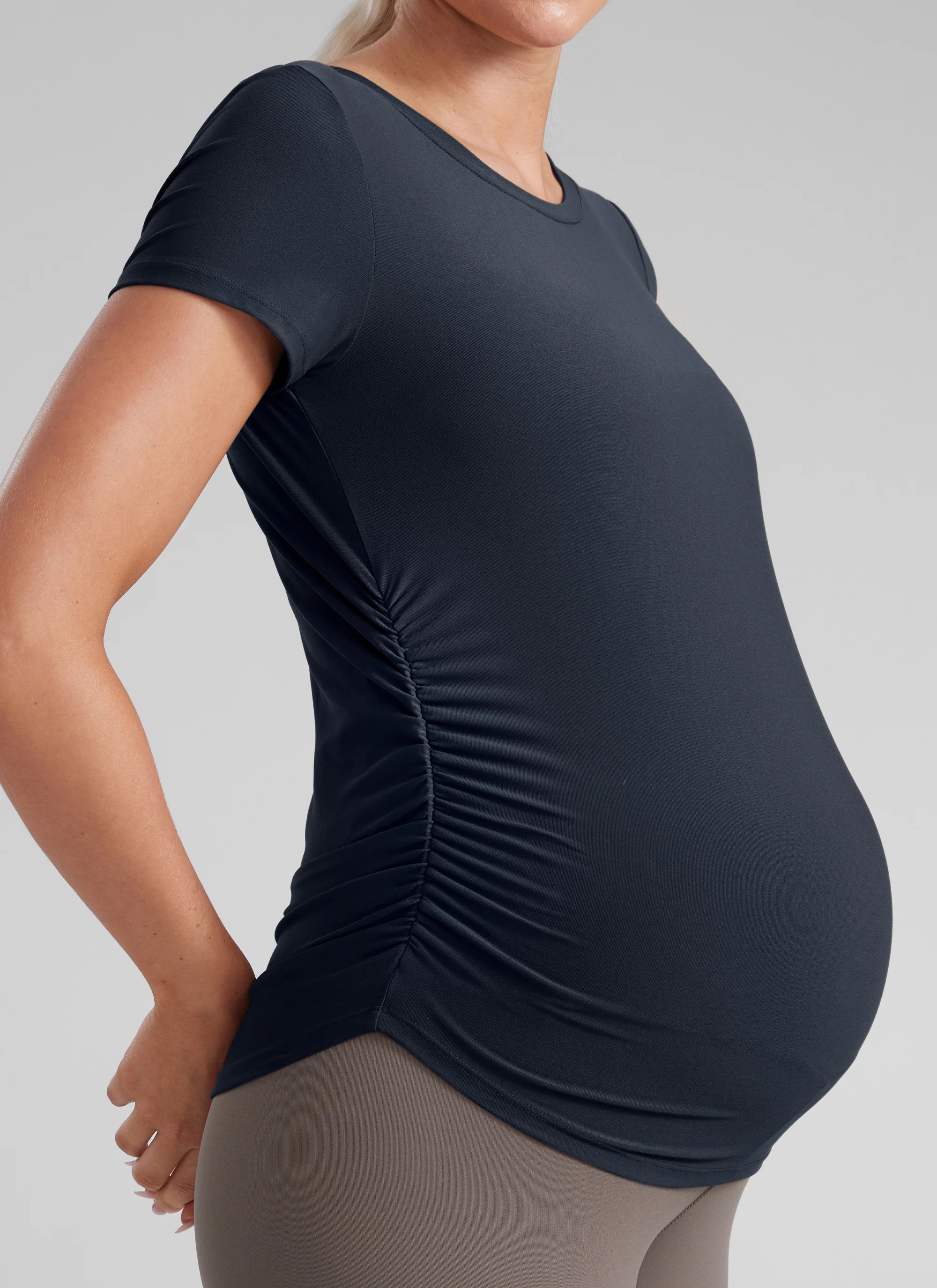 Cloudweight Maternity Ruched Short Sleeve - Image 25