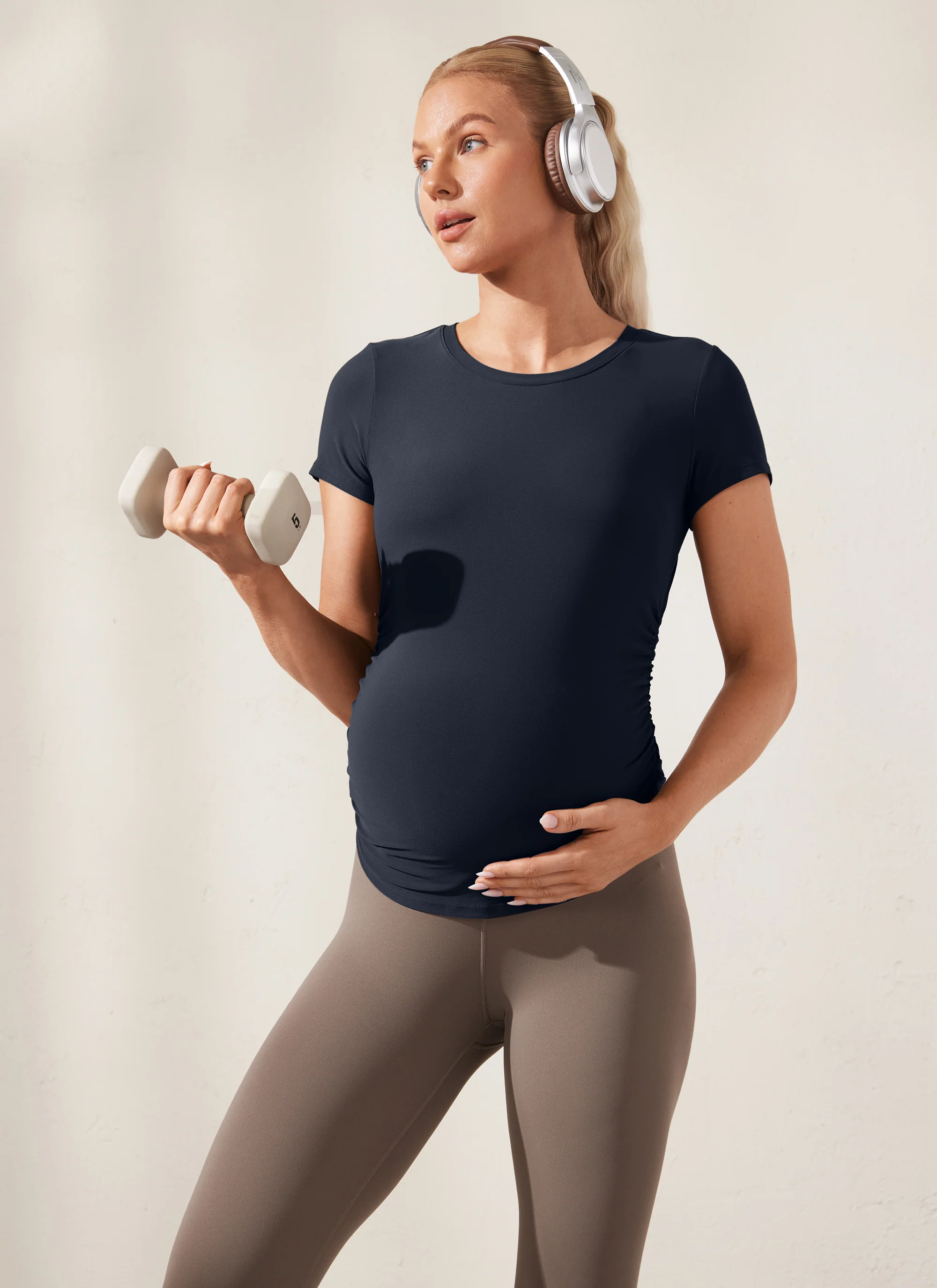 Cloudweight Maternity Ruched Short Sleeve - Image 26