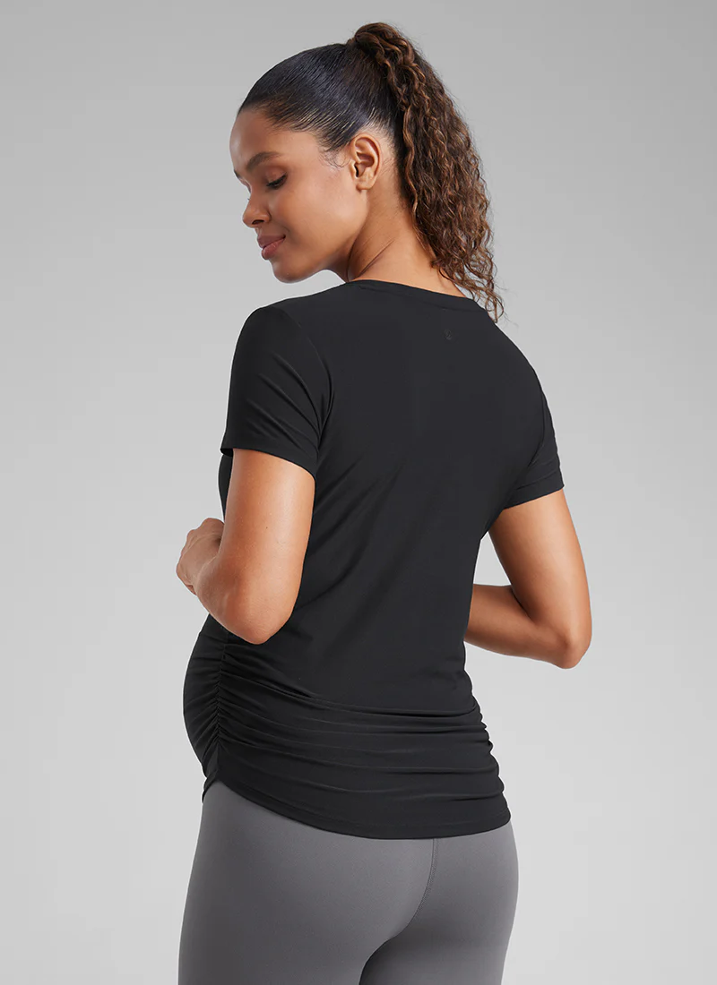 Cloudweight Maternity Ruched Short Sleeve - Image 7