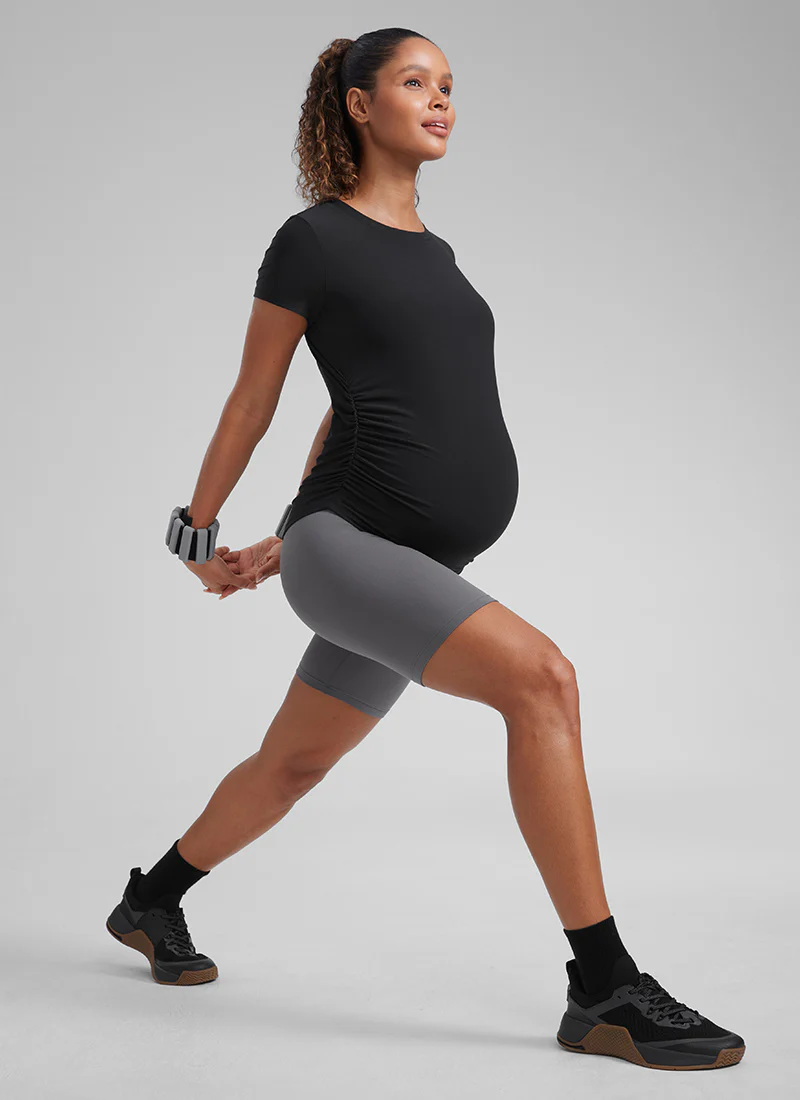 Cloudweight Maternity Ruched Short Sleeve - Image 9