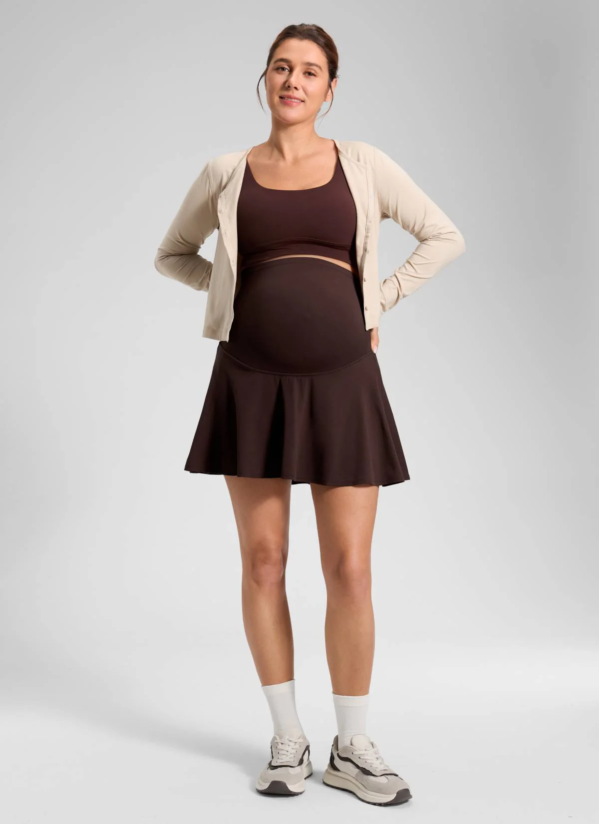 Butterluxe Maternity High Rise Skirt 14.5'' - Image 17