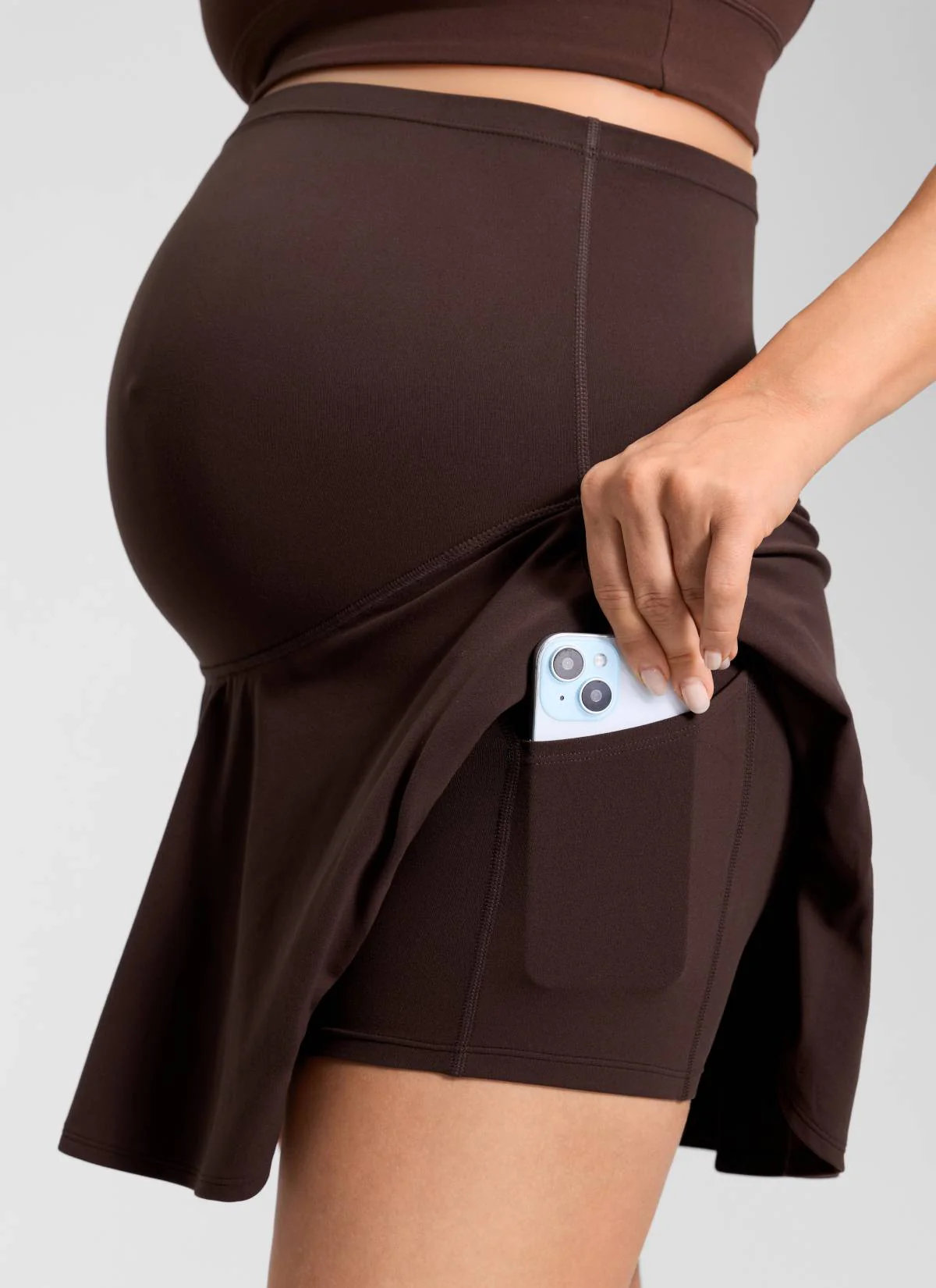 Butterluxe Maternity High Rise Skirt 14.5'' - Image 18
