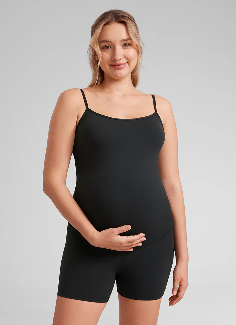 Butterluxe Maternity Shorts Romper 4'' - Image 6
