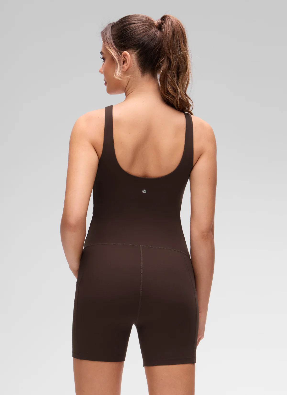 Butterluxe Maternity U Neck Pocket Romper 5'' - Image 10