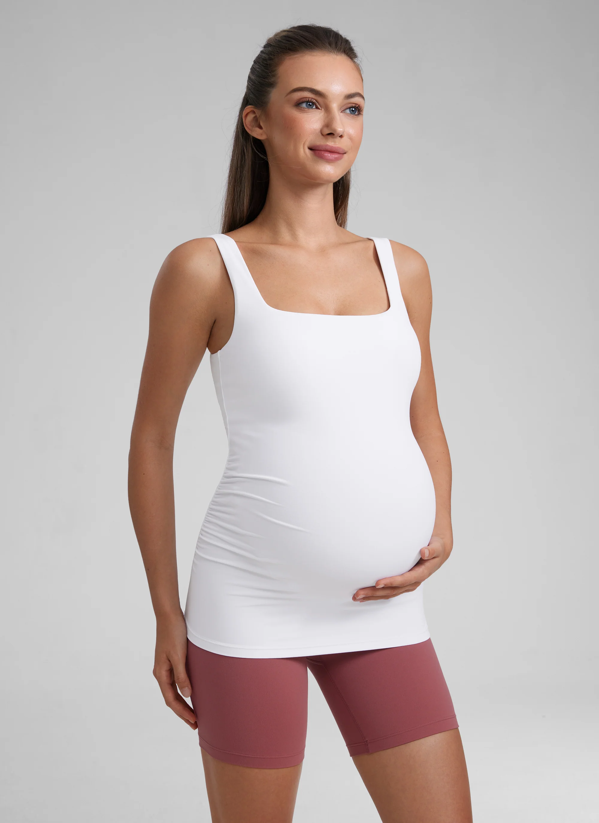 Butterluxe Maternity Built in Bra Tank - Image 11