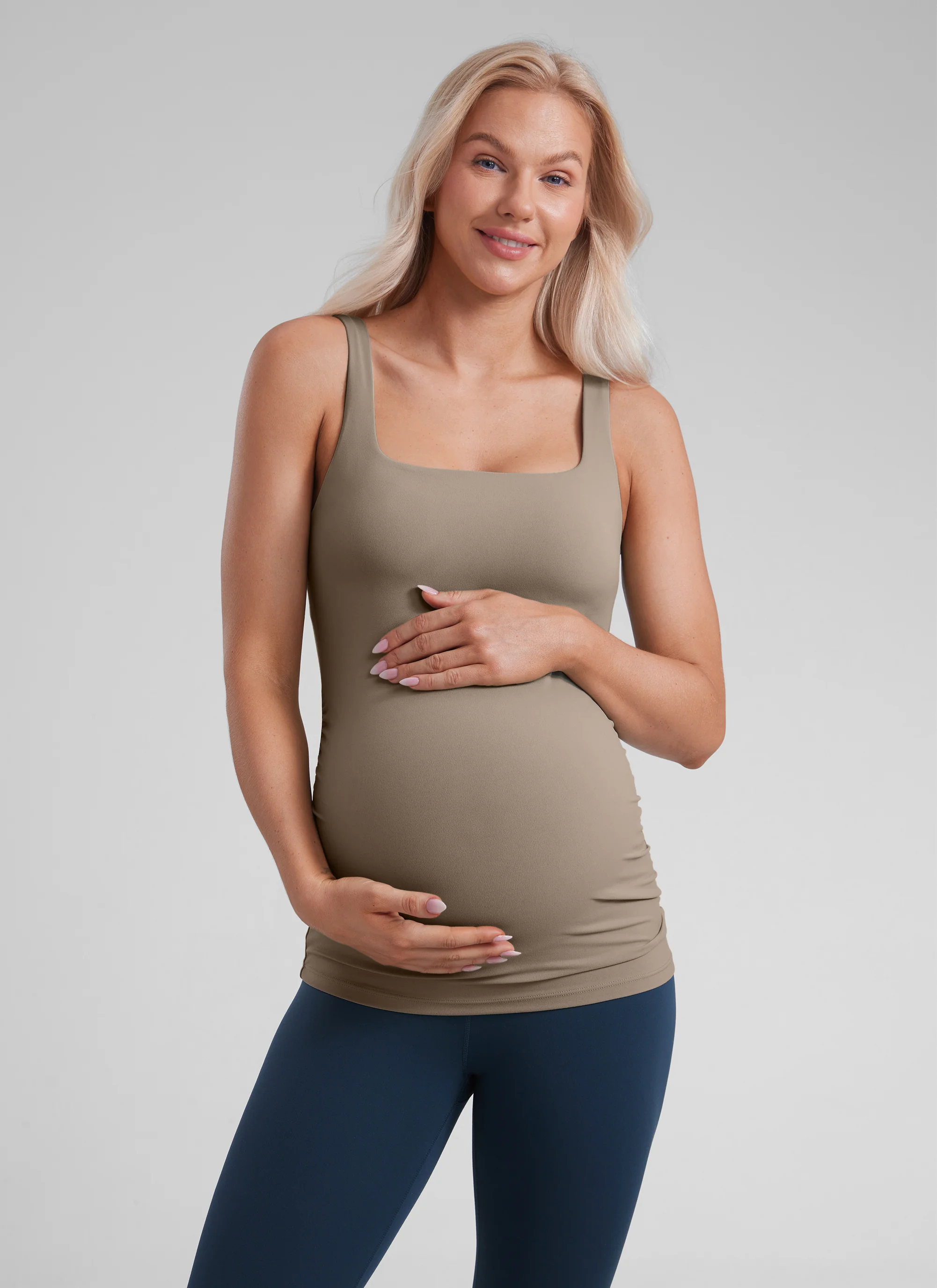 Butterluxe Maternity Built in Bra Tank - Image 22
