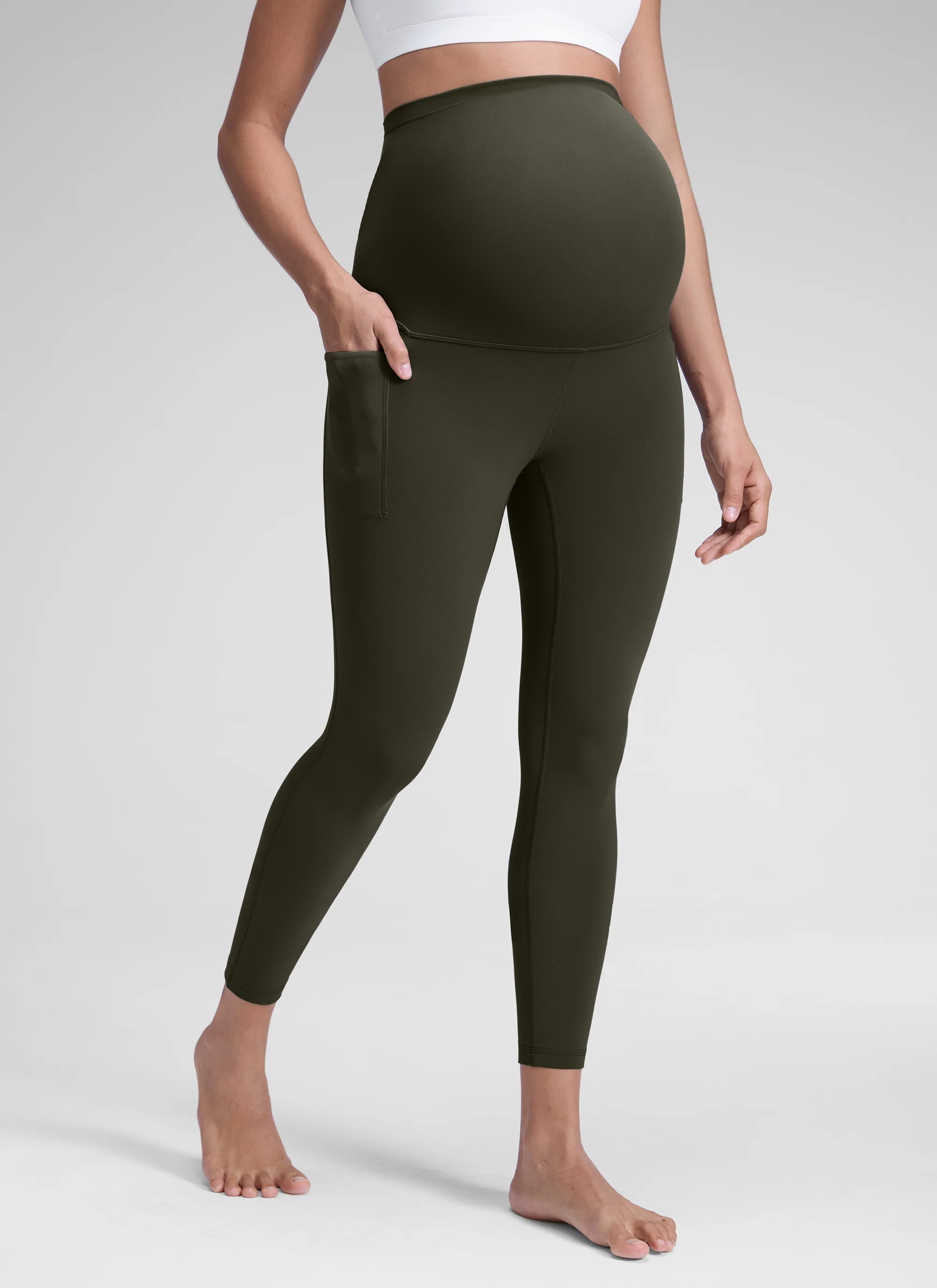 Butterluxe Maternity Soft Pocket Legging 25" - Image 27