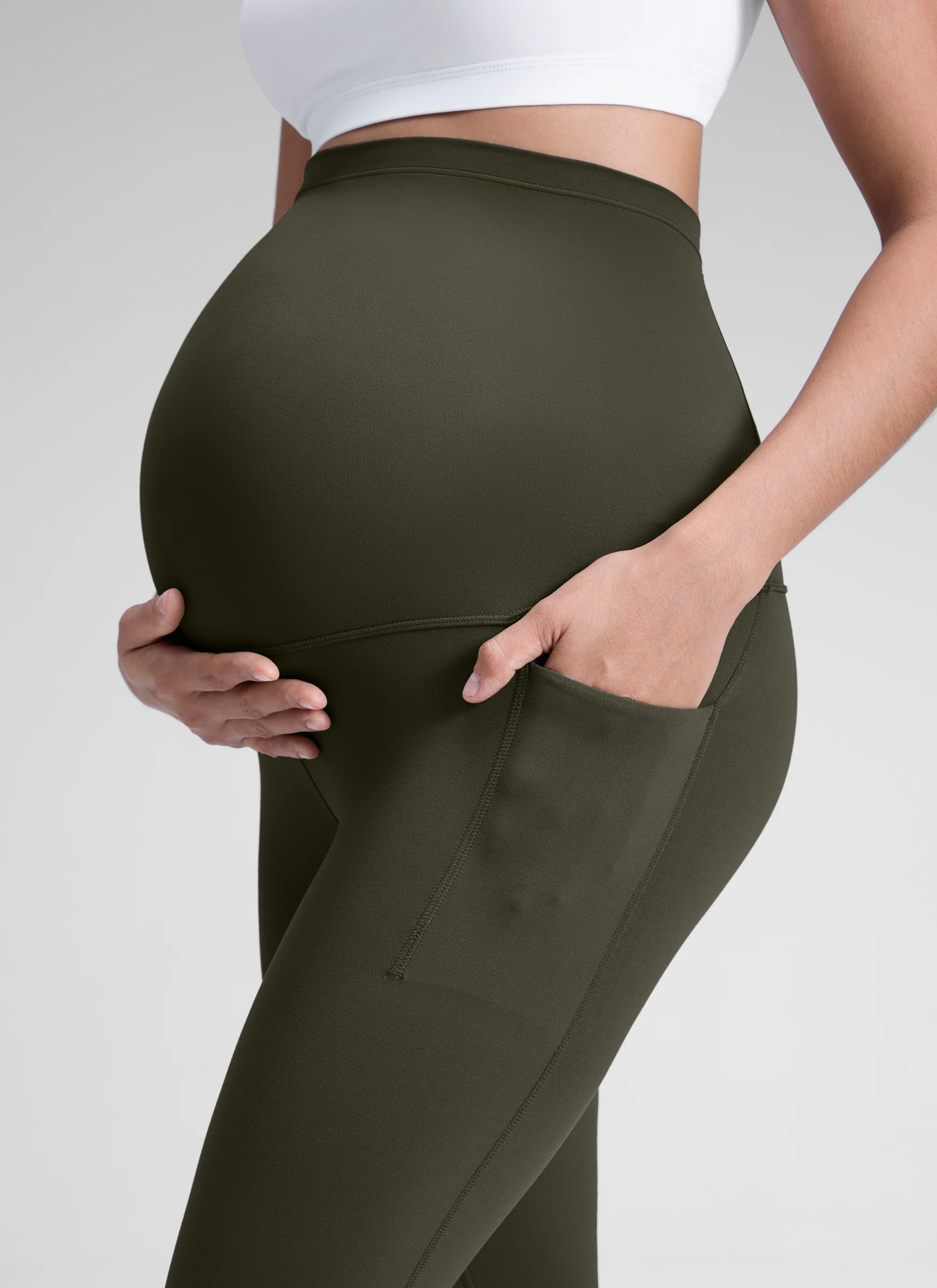 Butterluxe Maternity Soft Pocket Legging 25" - Image 29