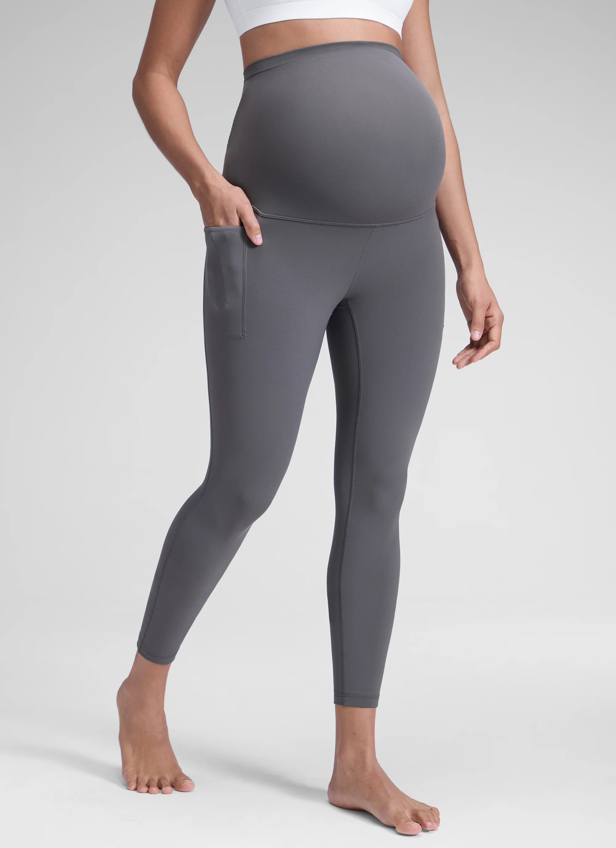 Butterluxe Maternity Soft Pocket Legging 25" - Image 4