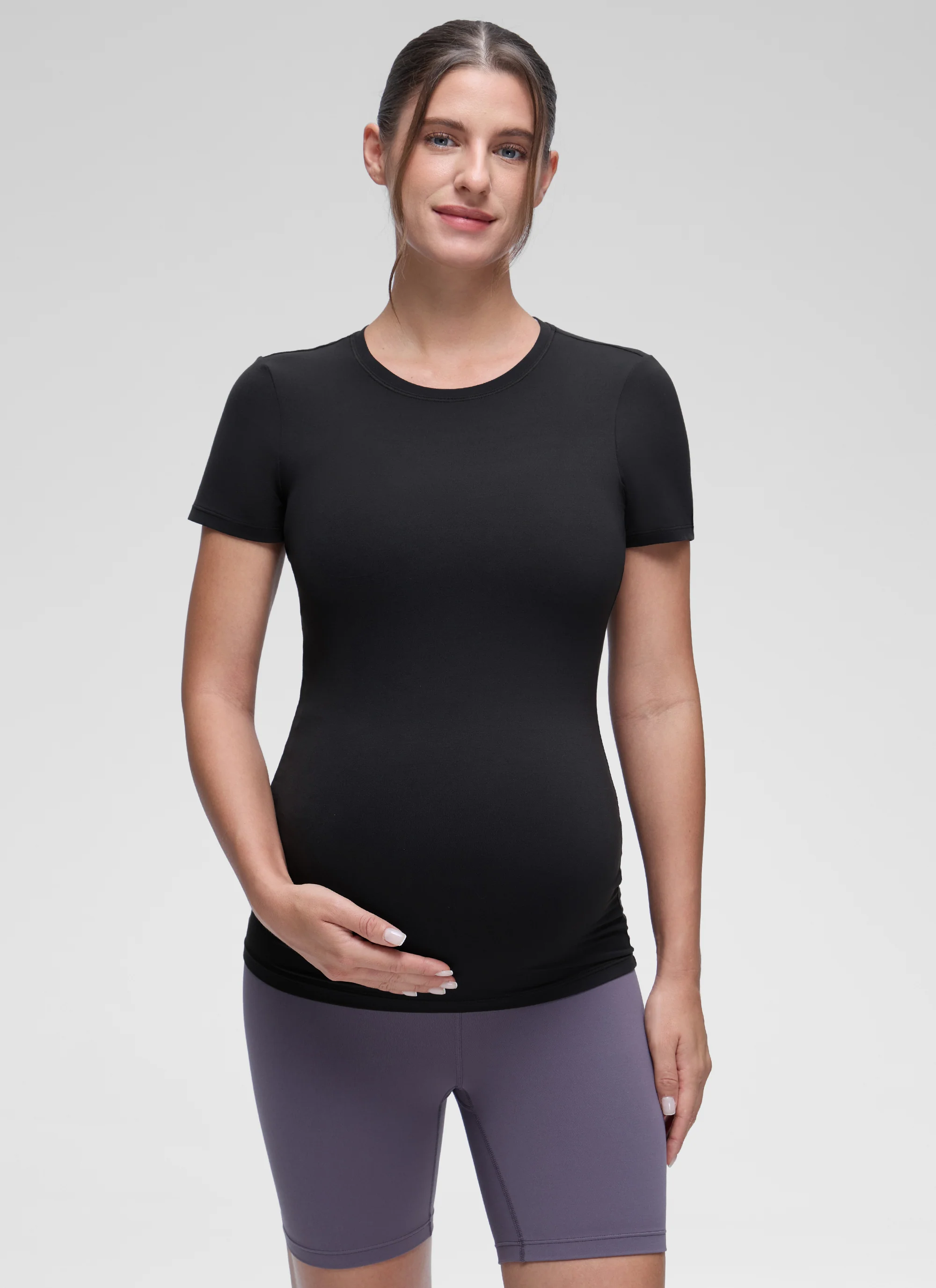 Softembrace Maternity Crew Neck Short Sleeve - Image 11