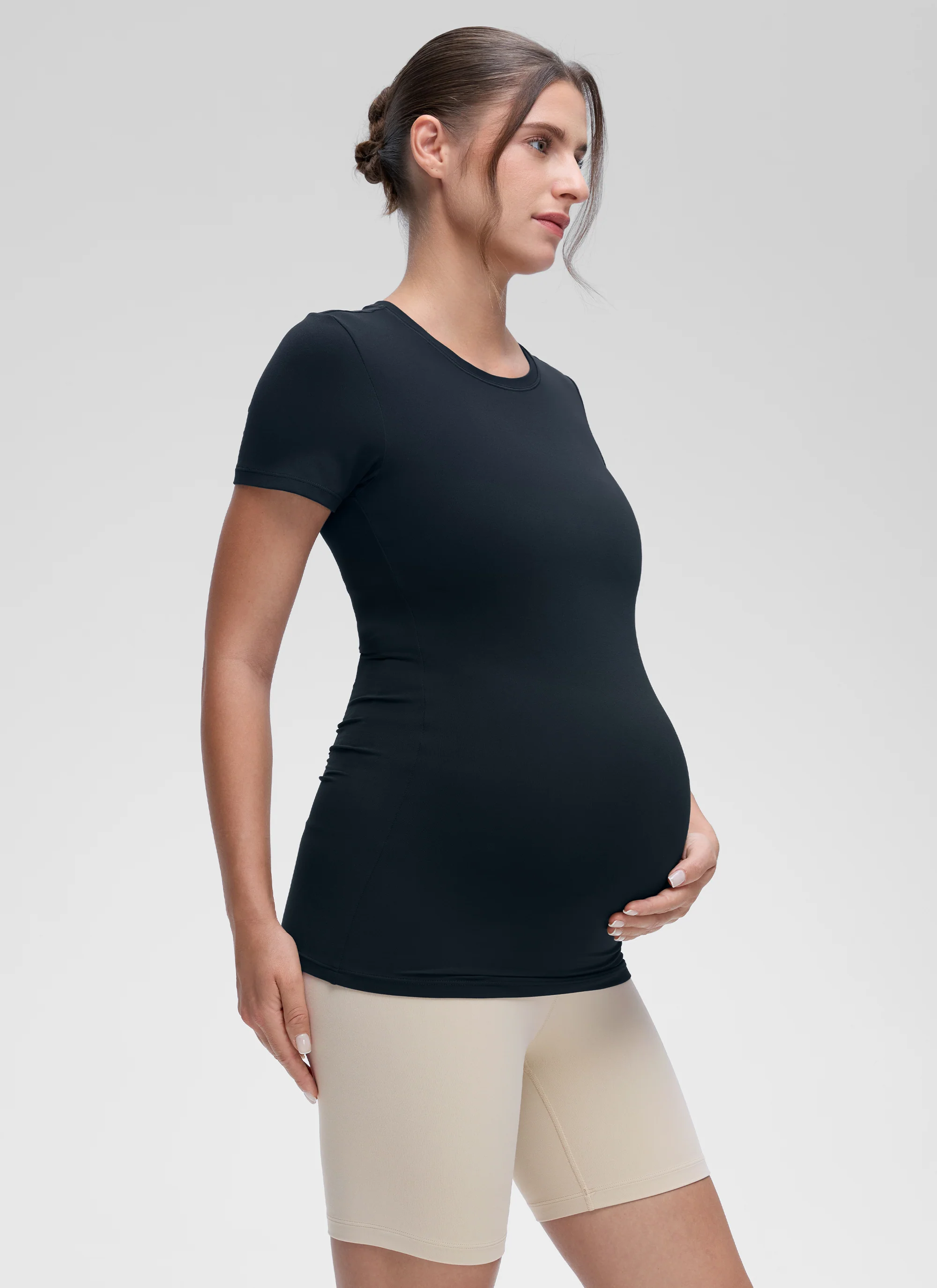 Softembrace Maternity Crew Neck Short Sleeve - Image 9