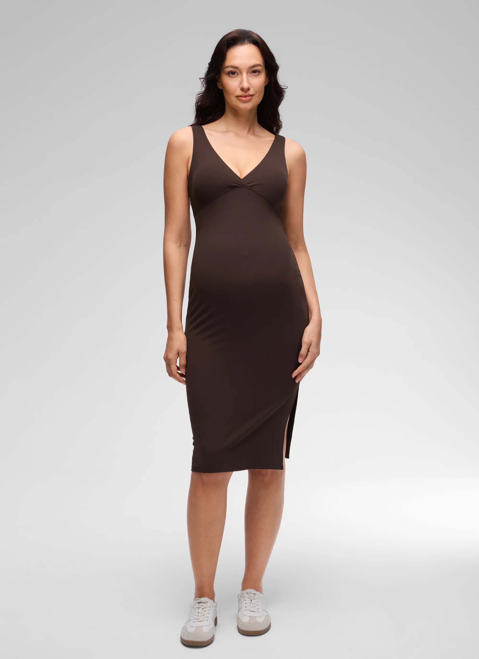 Butterluxe Maternity V Neck Nursing Dress - Image 9