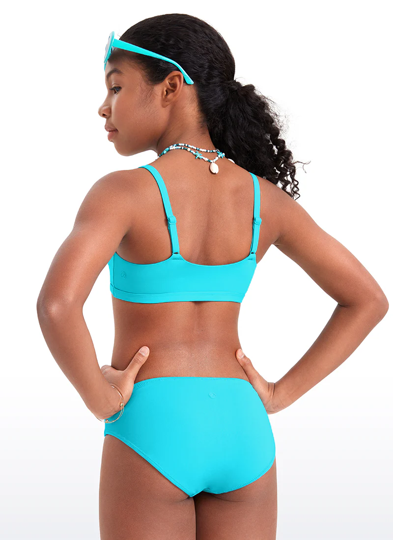 Girls Swimsuit 2 Piece Bikini Set - Image 2